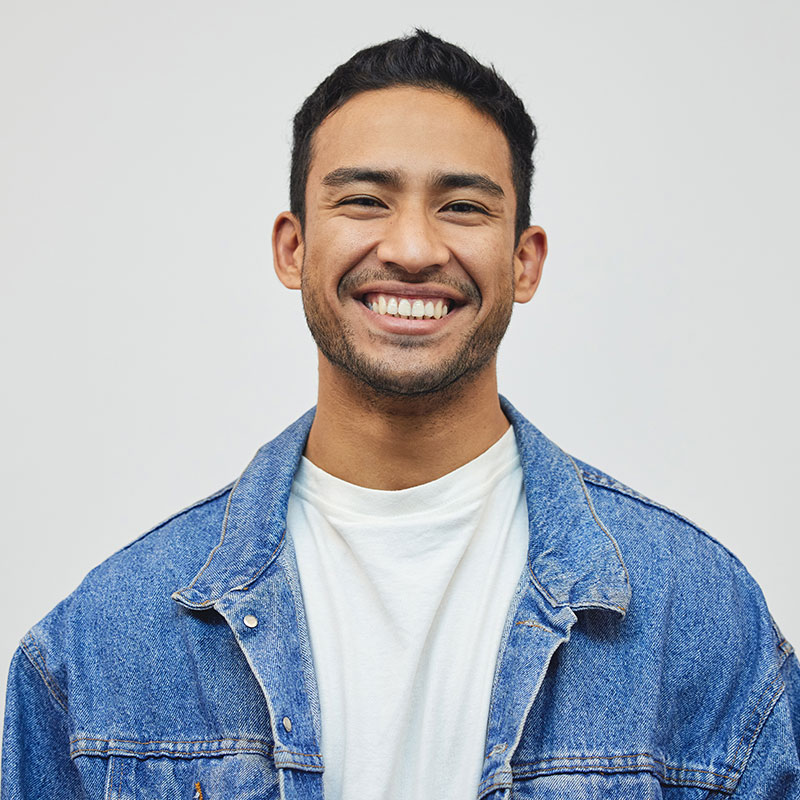 cropped portrait of a handsome young man posing in 1 1